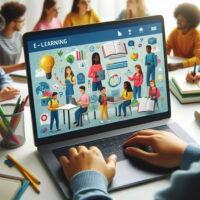 E-learning solution for website